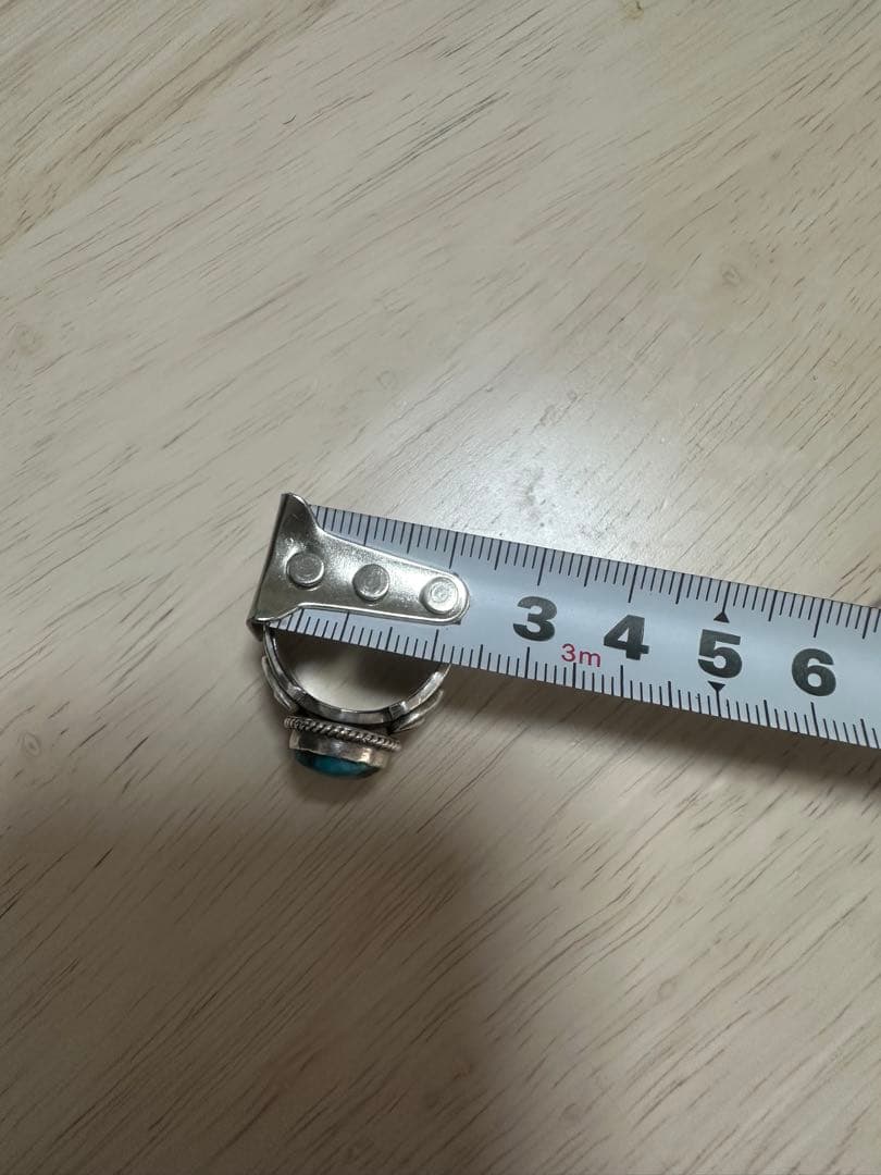 ボーリーブスモレンシシルバーリング　navajo アメリカインディアンジュエリー