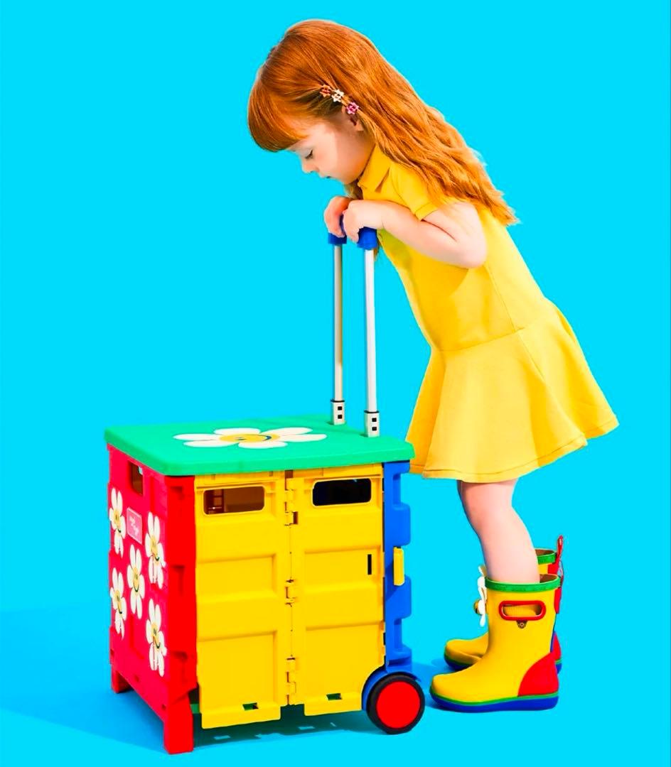 お値下【完売】美品wigglewiggleキャリーカートSmileWe Love