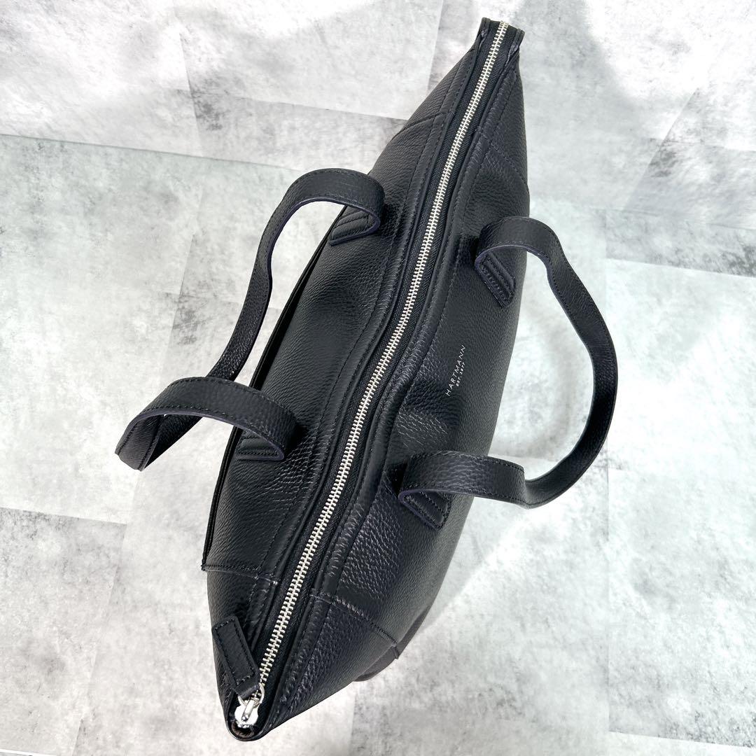 【美品】HARTMANN グレンデール トートバッグ ビジネス レザー 肩掛け