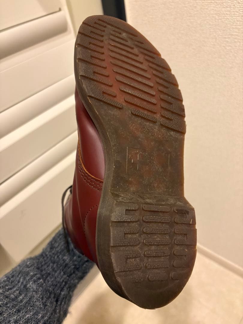 ドクターマーチン　Dr.Martens レザー ブーツ 8ホール　ボルドー