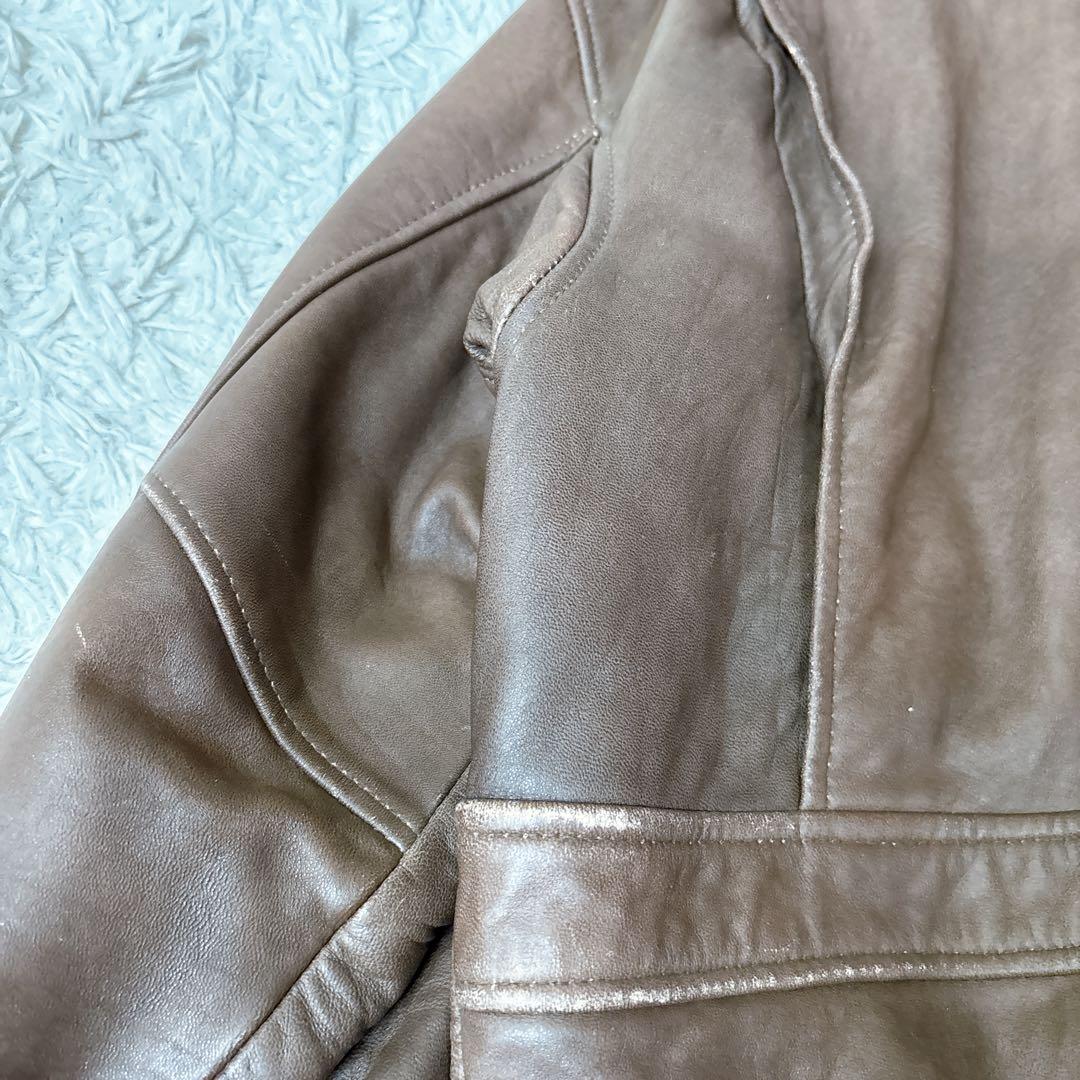 vintaga A-2 フライトジャケット レザージャケット　羊革　短丈　M