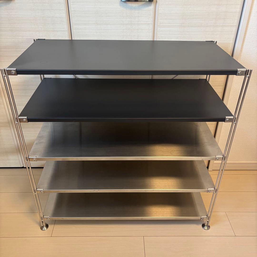 【美品】無印良品 ステンレスユニットシェルフ 幅84cmタイプ 棚材 5枚セット