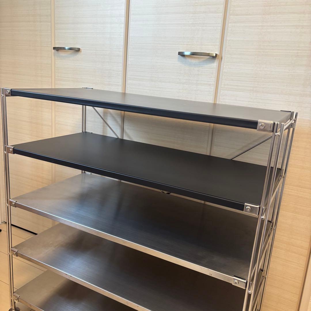 【美品】無印良品 ステンレスユニットシェルフ 幅84cmタイプ 棚材 5枚セット