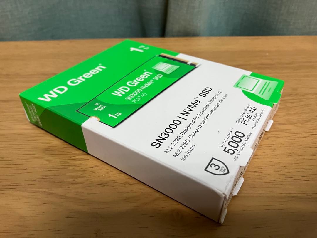 【新品未開封】WD Green SN3000 NVMe SSD 1TB