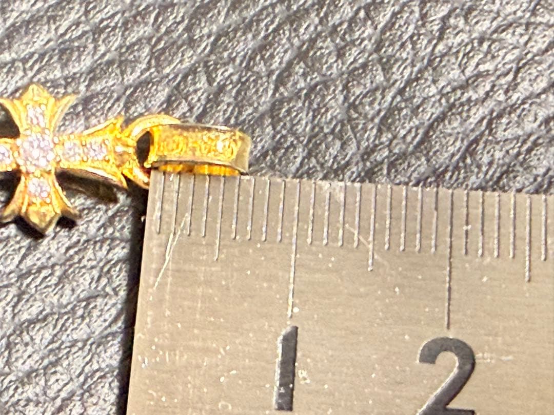 クロス ベビーファットチャーム　ペンダントトップ 926刻印