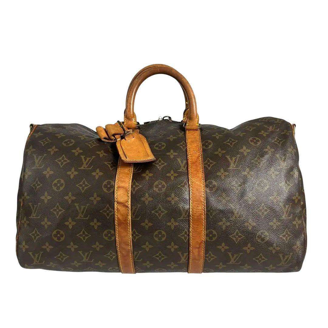 ルイヴィトン　キーポル45 バンドリエール モノグラム　ボストンバッグ 鑑定