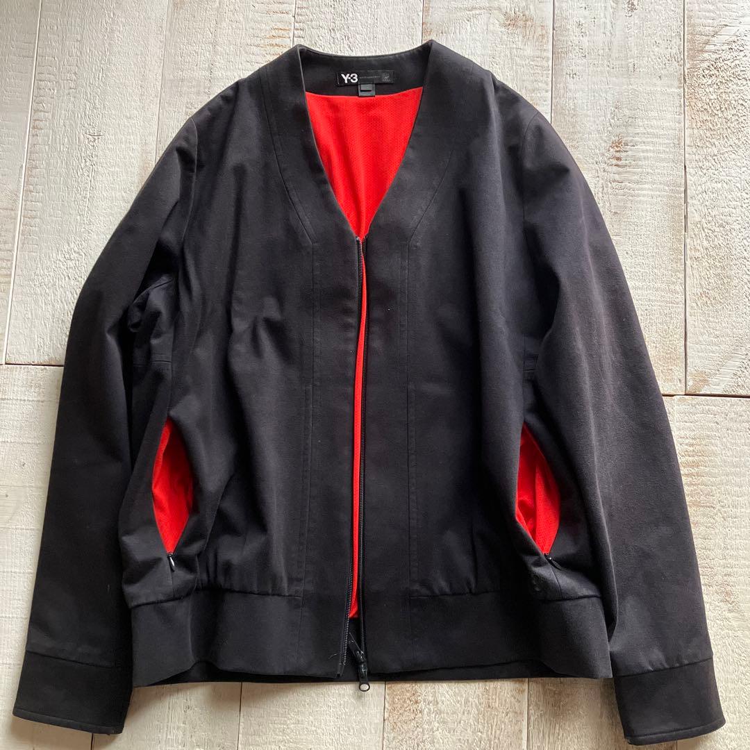 アディダス Y-3 ジャケットL ブラック×赤