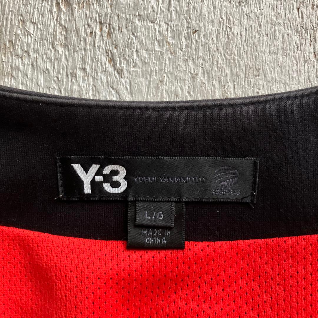 アディダス Y-3 ジャケットL ブラック×赤