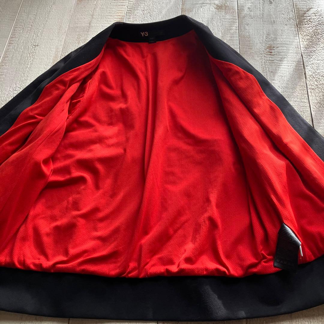 アディダス Y-3 ジャケットL ブラック×赤