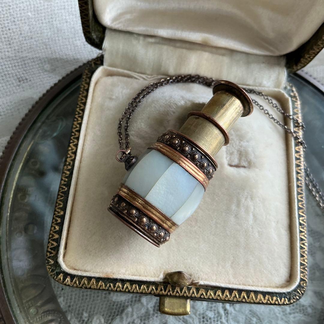 【専用】フランスアンティーク　ミニチュア　シアター望遠鏡　ペンダントトップ