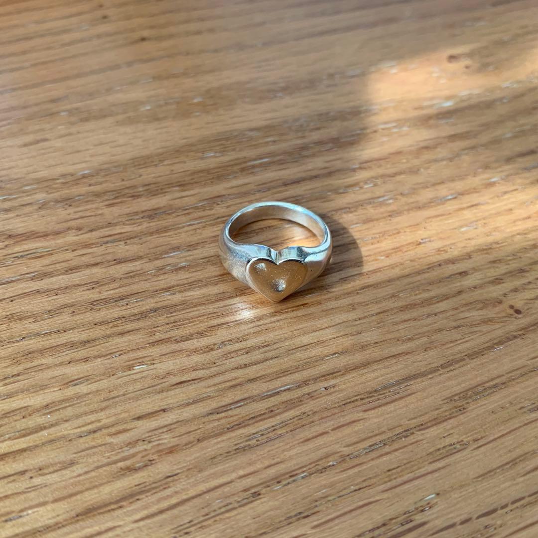 TEN. ハートシグネットリング MIX 5号