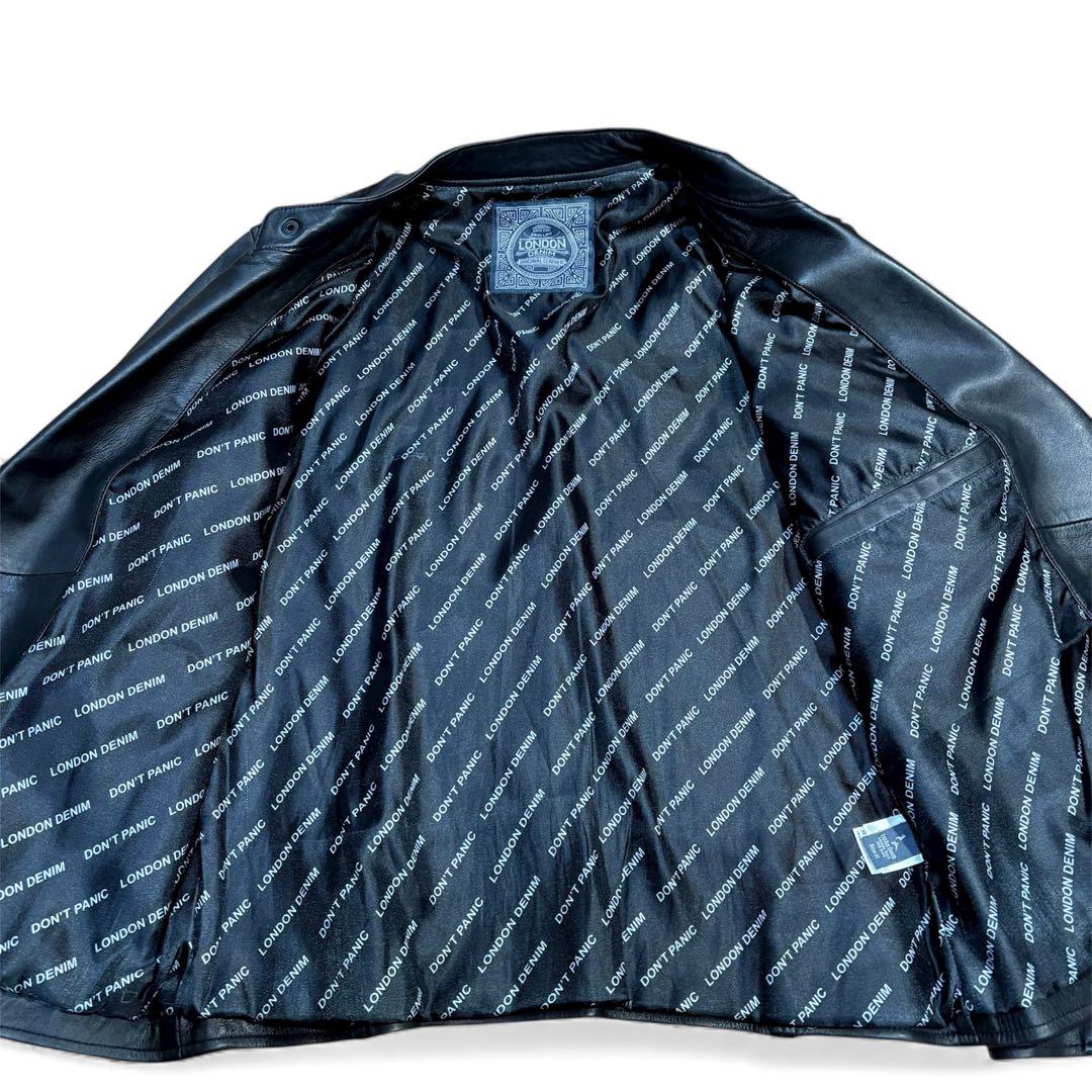 LondonDenim ロンドンデニム ダブルライダース ブラック 羊革 M