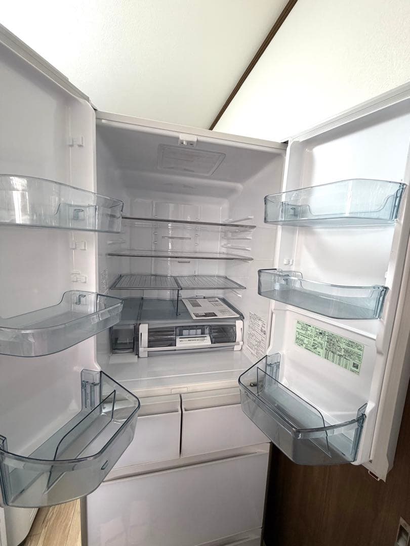 日立 ホワイト 冷蔵庫 LED照明付き