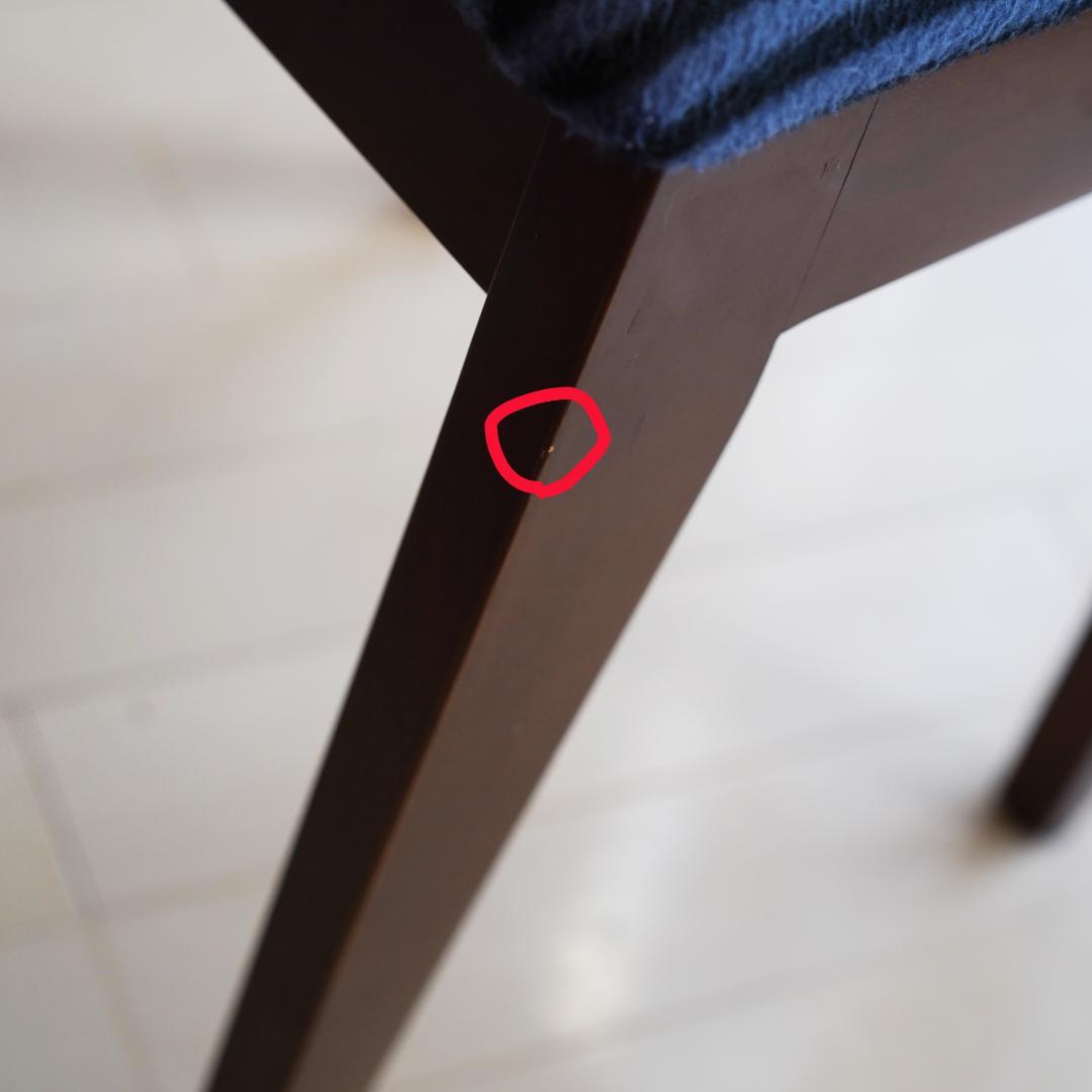 木製スツール　ストライプ／オットマン／ヴィンテージ