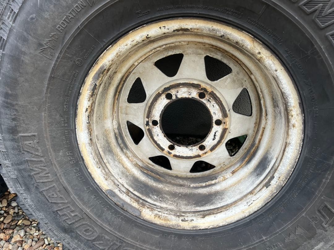 と*よ様 ランクル60 オーストラリア純正？3本、デイトナ？1本　33×12.5