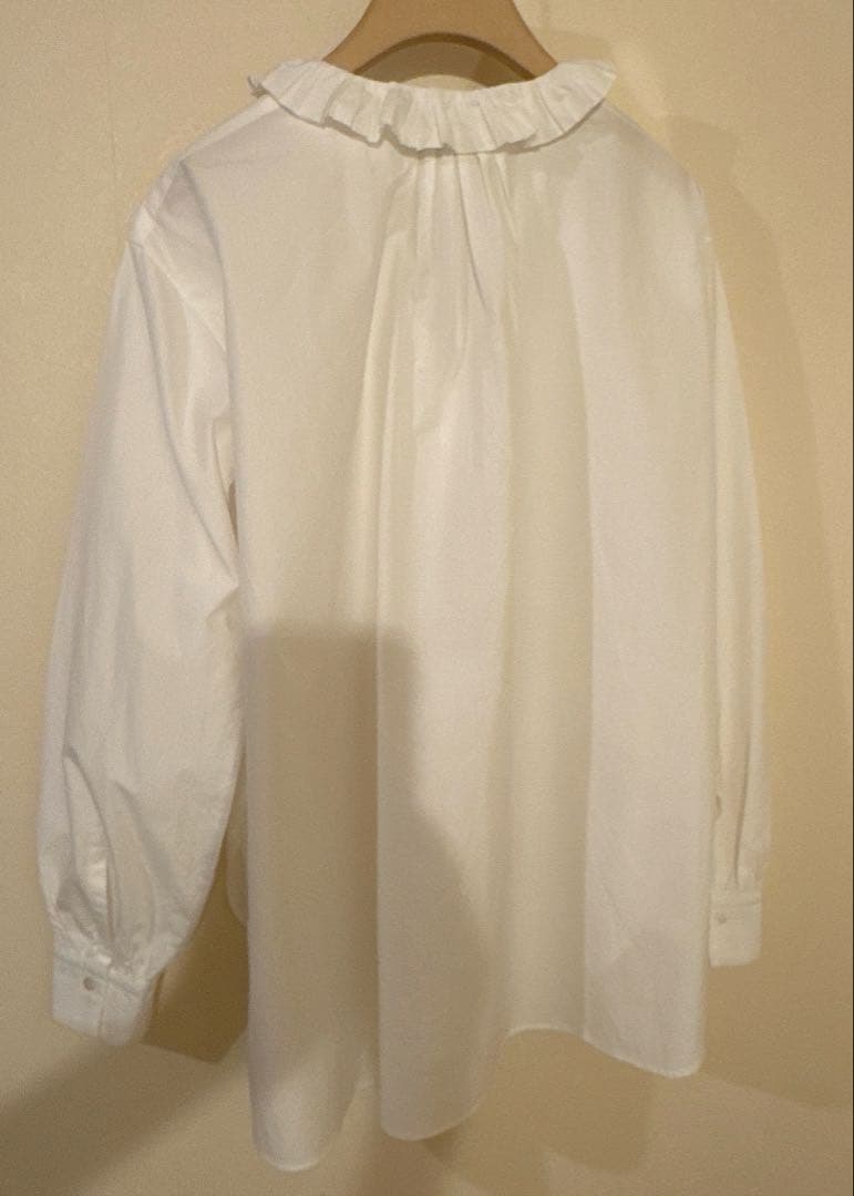 ドゥロワー drawer コットンドビータックプリーツブラウス