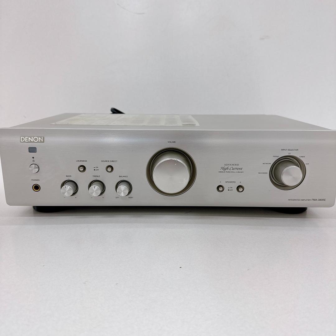 【美品】DENON デノン PMA-390RE　プリメインアンプ シルバー