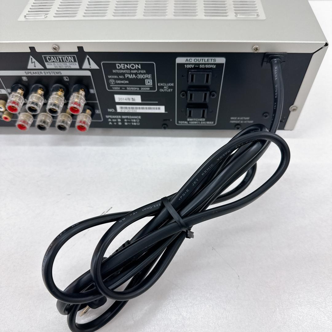 【美品】DENON デノン PMA-390RE　プリメインアンプ シルバー