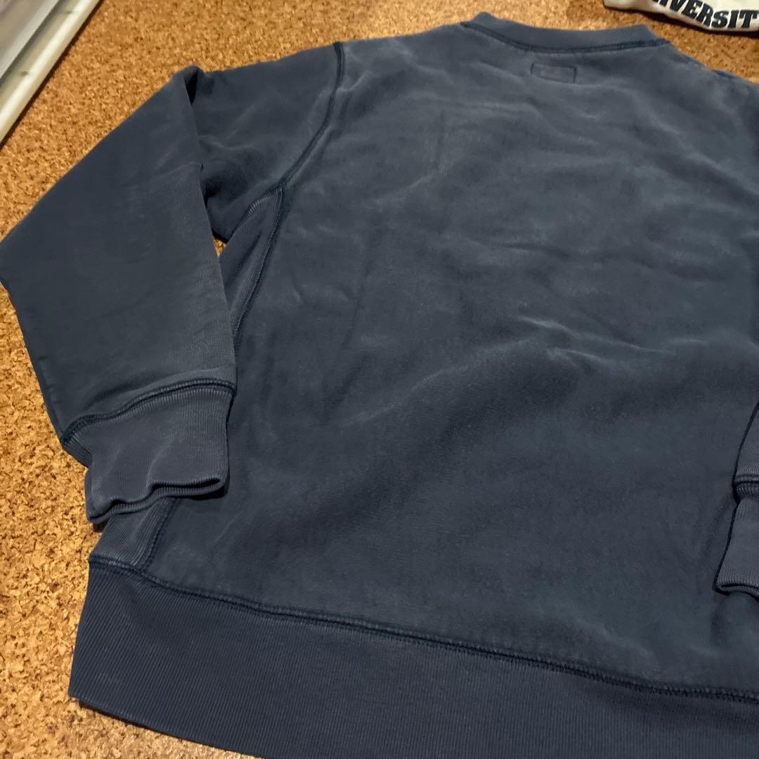 り*き様 Stussy ネイビー Vネックスウェット　90〜00年代