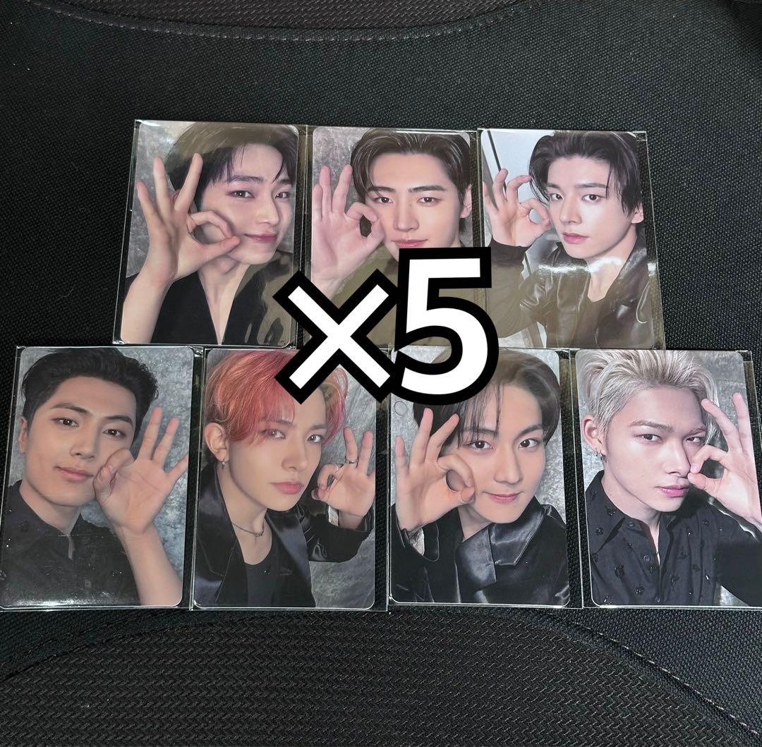 ENHYPEN 宵 大阪 長居 たこ焼き 会場限定 トレカ 7種 コンプ ×5