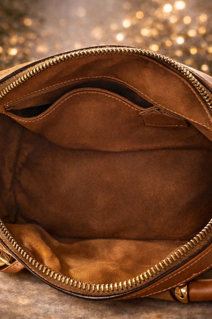 CELINE トリオンフ マカダム柄 ハンドバッグ