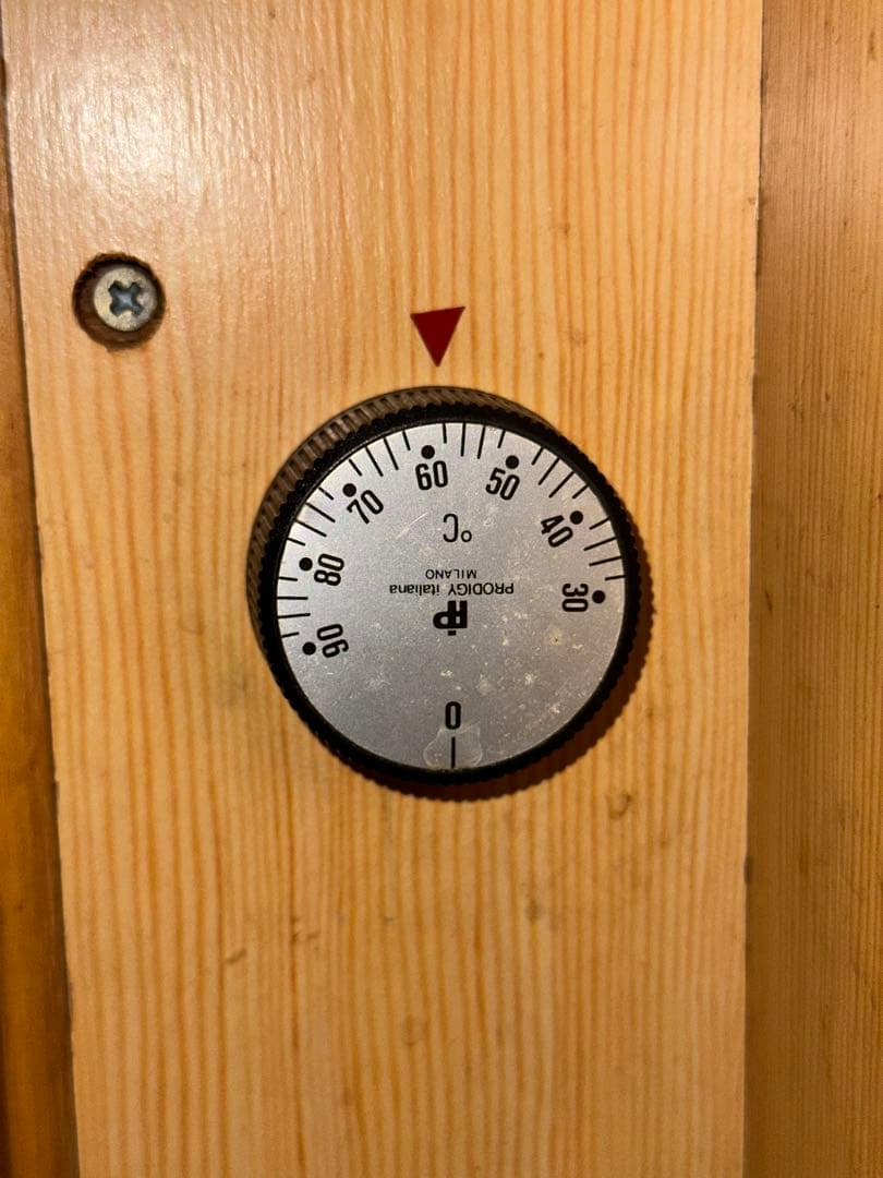 木製サウナ 温度計付き