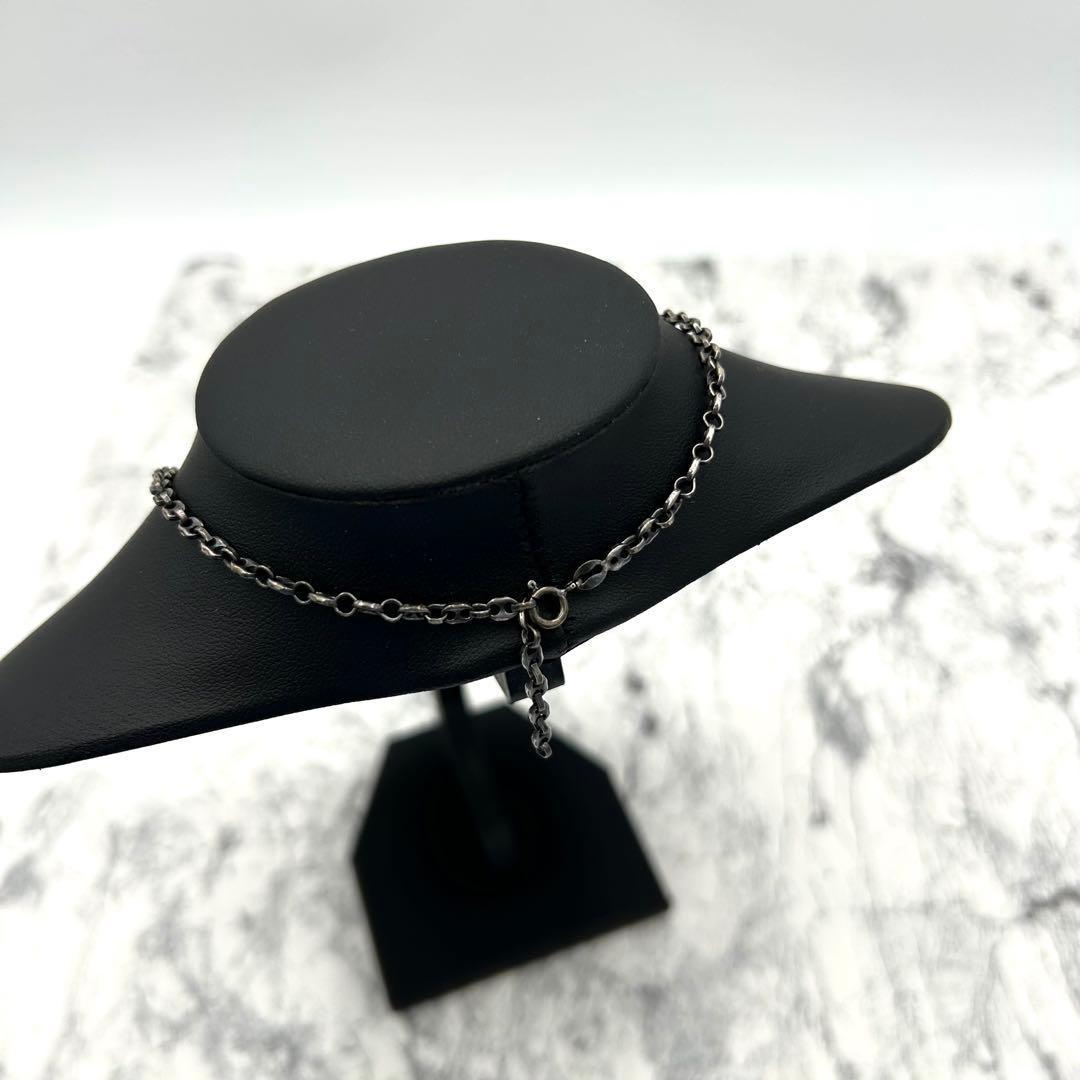 極美品✨ ロイヤルオーダー クラウン ネックレストップ ブラック チェーン