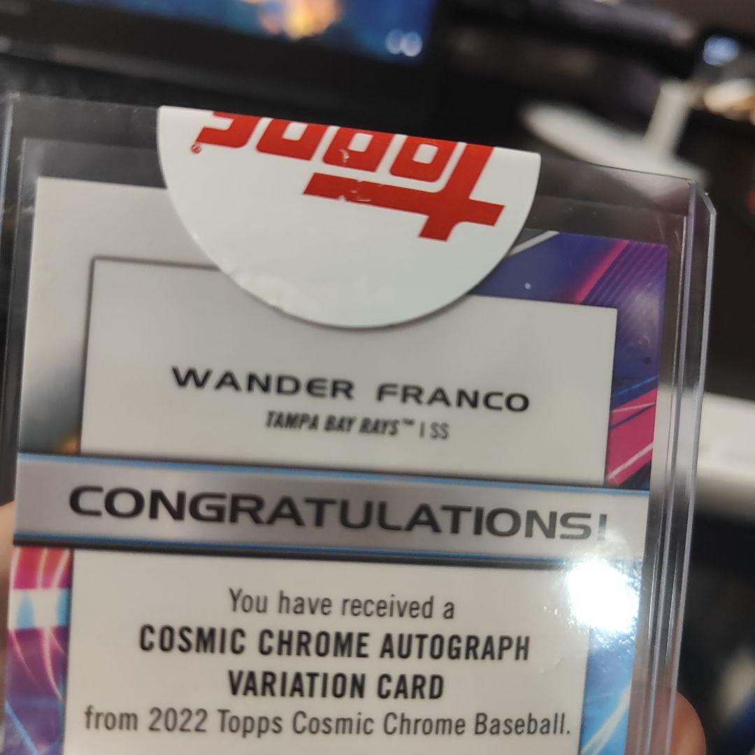mlb topps ワンダーフランコ　ルーキーサインカード