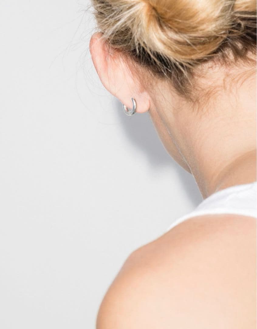 All Blues フープピアス　Almost earrings シルバー925