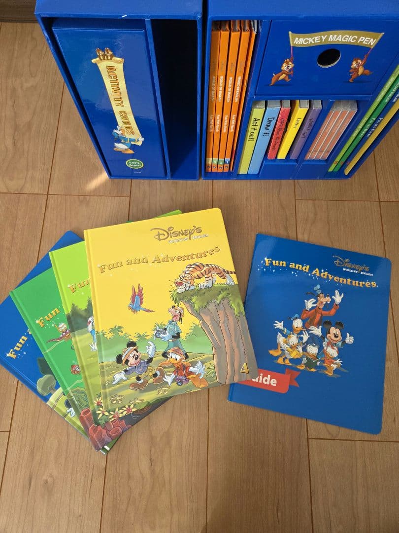 美品　ディズニー英語システムミッキーマジックペンセットファンアンドアドベンチャー