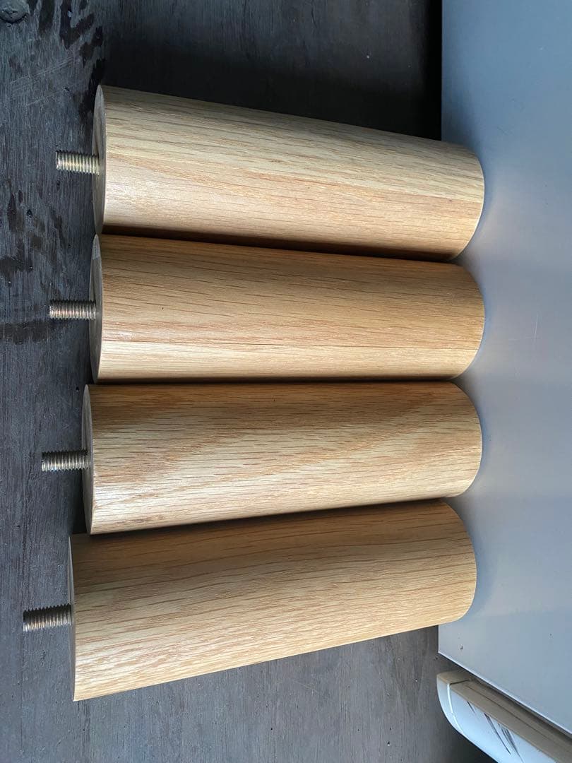 近隣地域限定送料無料❗️無印良品・木製ベッドフレーム オーク材突板　セミダブル