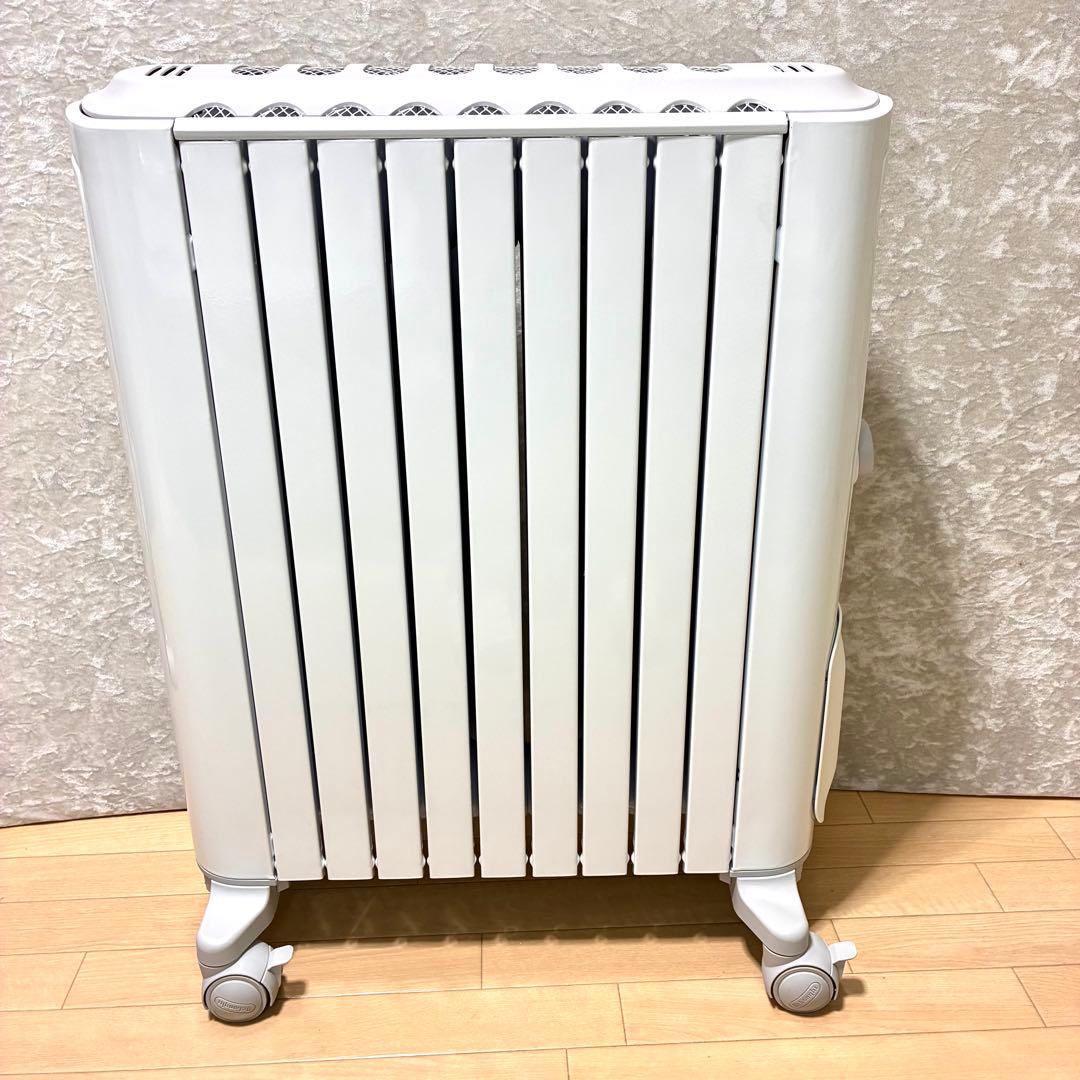 【美品】デロンギ RHJ75V0915-GY オイルヒーター　説明書 リモコン付