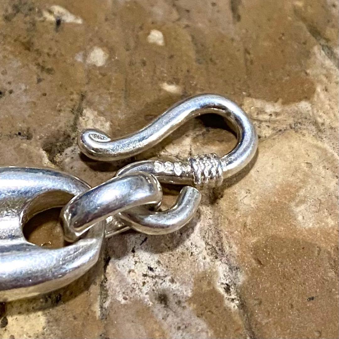 ネプチューン アンカー シルバー925 ブレスレット チェーン シルバー