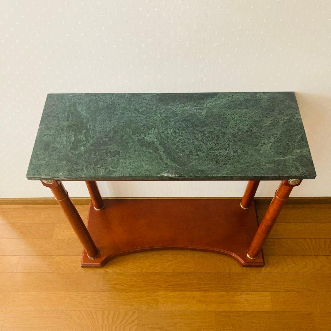 レア！一点物！アンティーク 大理石コンソールテーブル