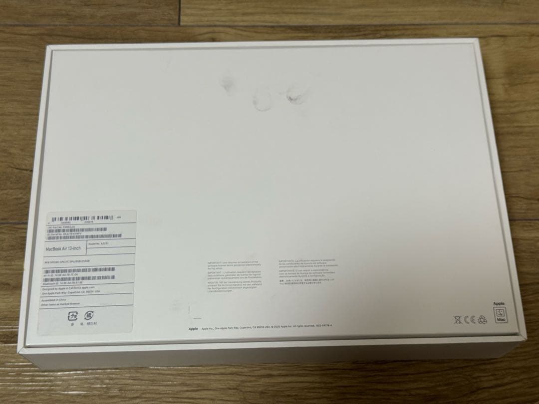MacBook Air M1 美品 充電回数17回