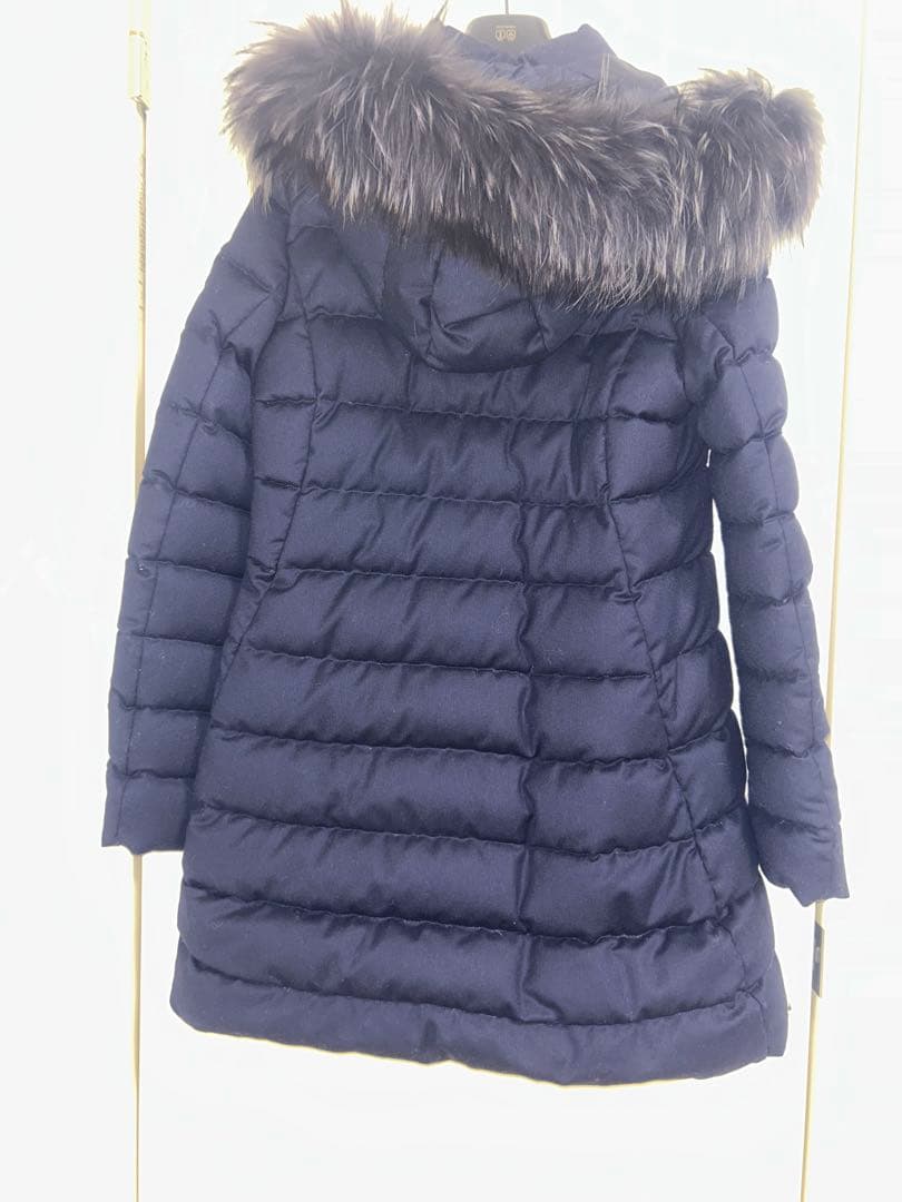 極美品! TATRAS LAVIANA ファー付きネイビーダウンジャケット