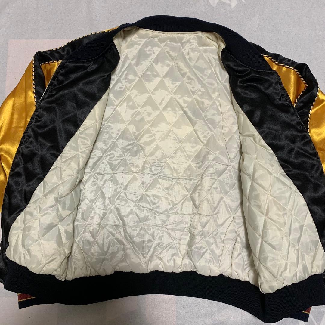 希少80s90s Number スカル ドクロ スカジャン スーベニアジャケット