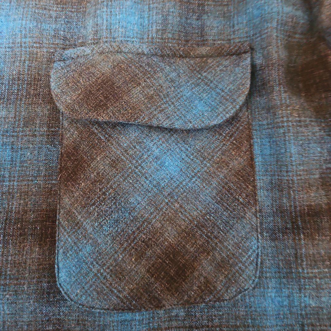 FJ 監修Back Number XL オンブレボードシャツ