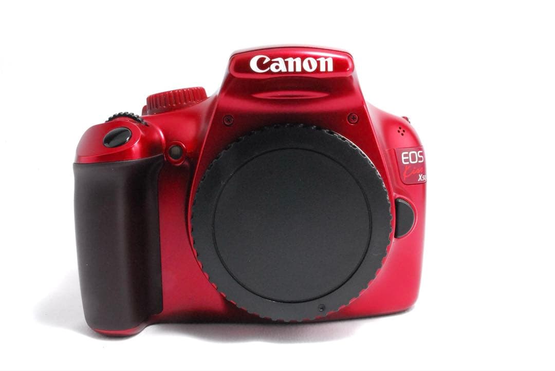動画&軽量&高画質✨キャノン EOS Kiss X50✨レッド✨WiFi機能付
