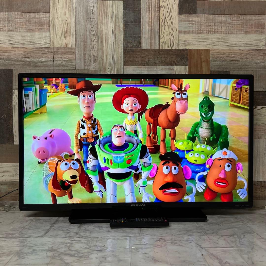 即日受渡❣️全国送料込 省エネFUNAI40型 外付けHDD320GB付き○