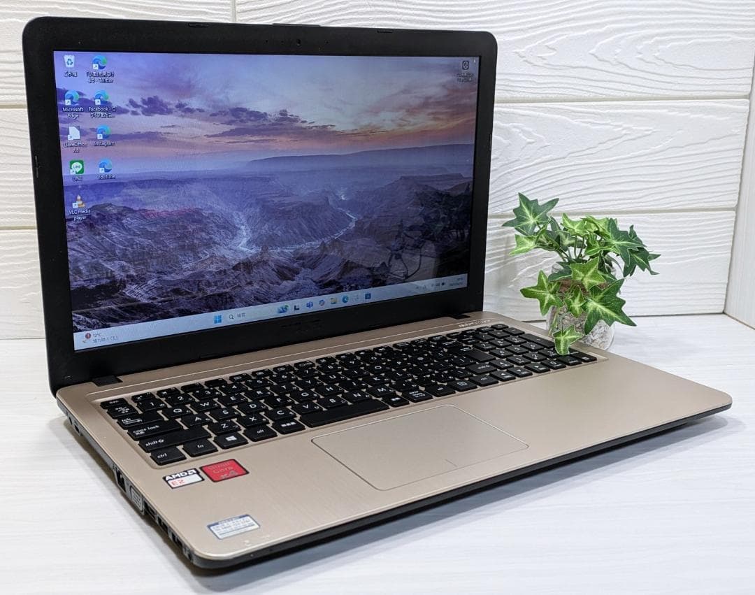 Windows11ノートパソコン✨オフィス付✨ASUS　大容量HDD　Wi-Fi