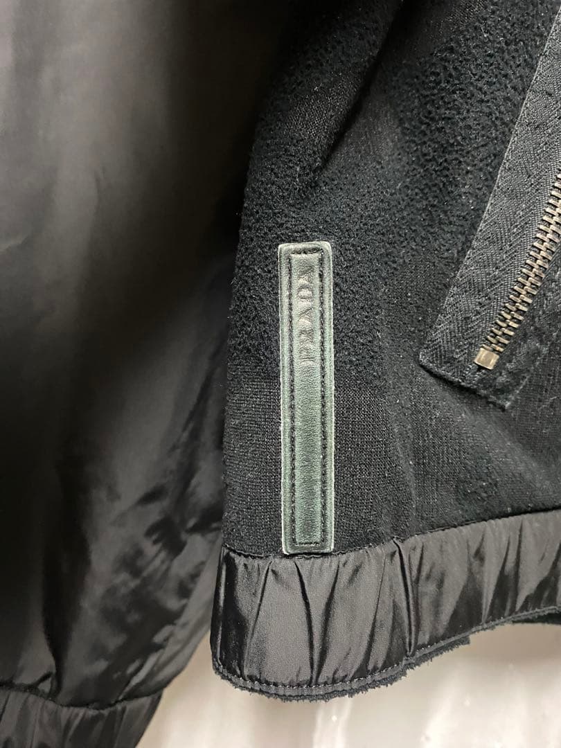 PRADA リバーシブル フリースブルゾン ナイロン フード
