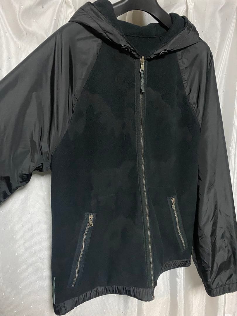 PRADA リバーシブル フリースブルゾン ナイロン フード