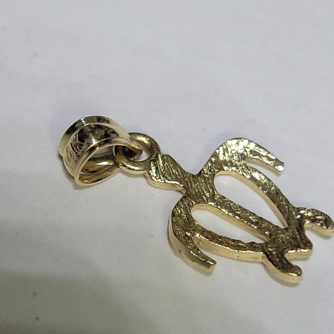 ハワイアンジュエリー ウミガメ 14k ペンダントトップ