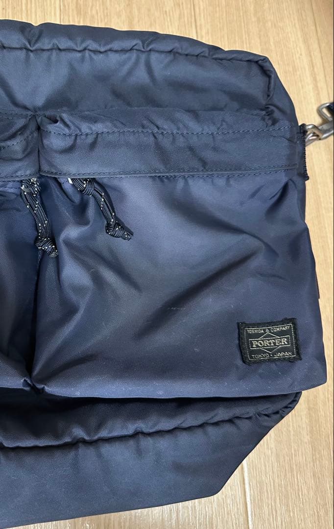 ポーター　フォース　ショルダーバッグ　ボディバッグ　ネイビー