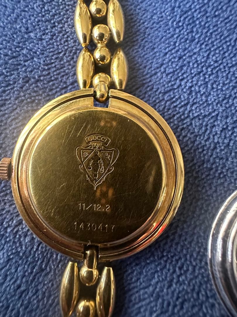 GUCCI チェンジベゼル・6色替えベゼル・箱付き・ギャランティカード付【稼働】