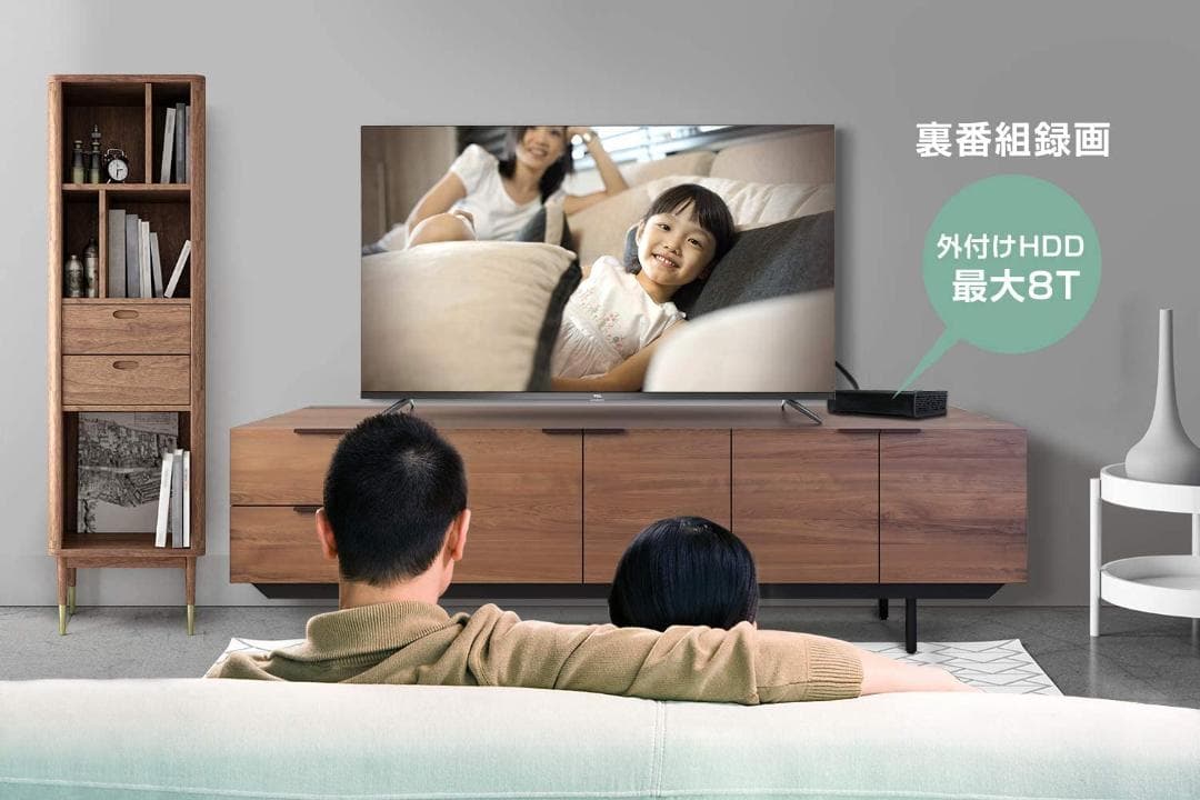 43型 4K対応 液晶スマートテレビ(Android TV)  裏番組録画対応