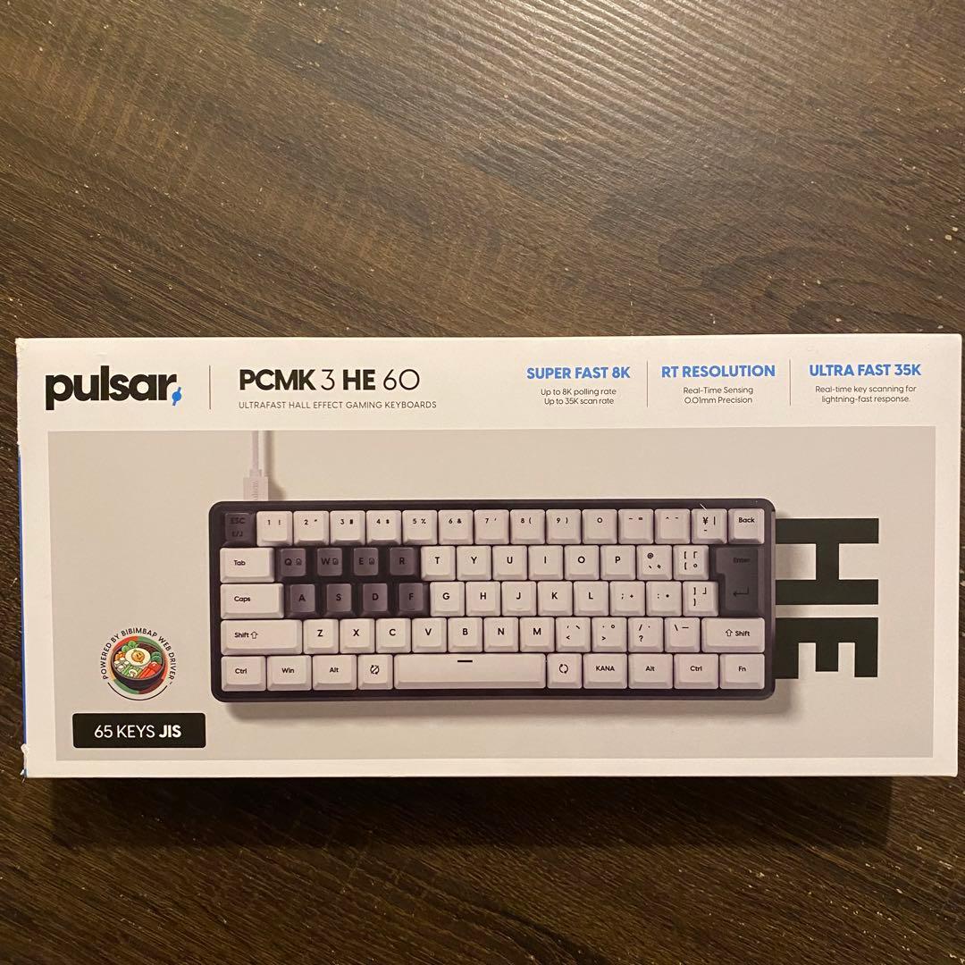 Pulsar PCMK3 60％ ラピッドトリガー キーボード（日本語配列）
