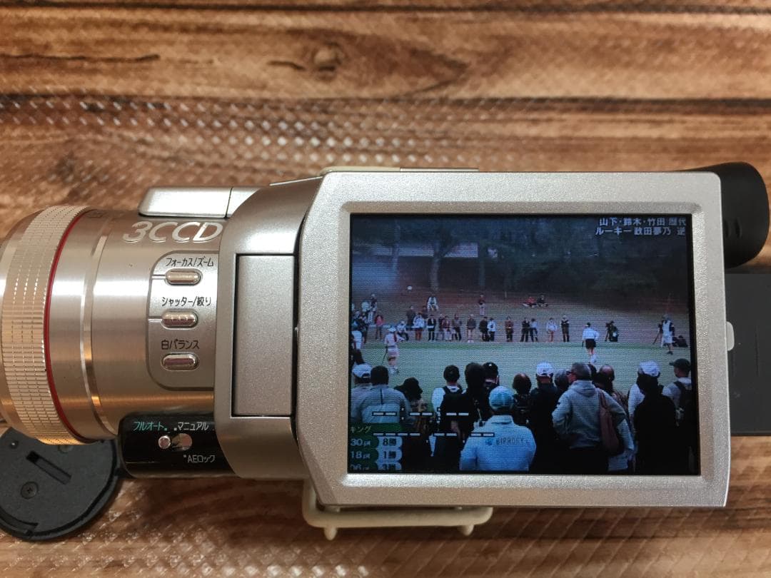 撮影再生ダビングOK　Panasonic　NV-GS400　付属品有　液晶大画面