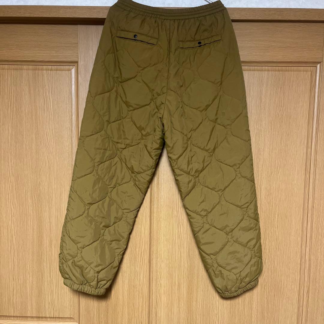 HAIGHT QUILTING TRACK PANTS キルティング Ｍ　サンド